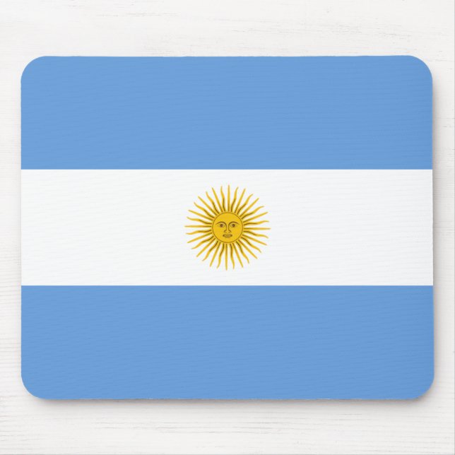 Alfombrilla De Ratón Mousepad de Bandera de Argentina (Frente)