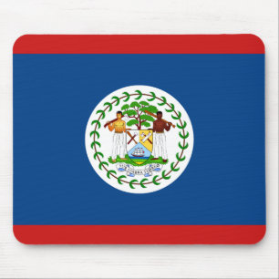Alfombrilla De Ratón Mousepad de Bandera de Belice