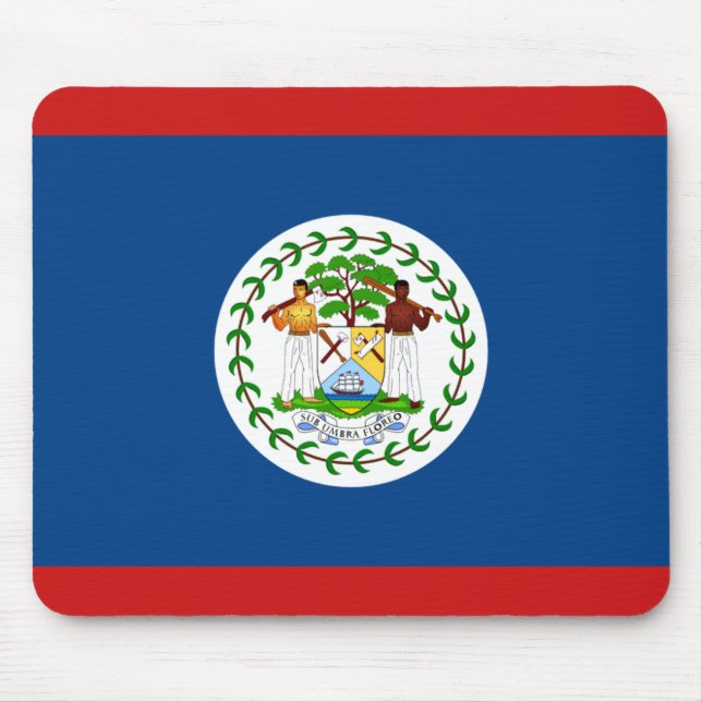 Alfombrilla De Ratón Mousepad de Bandera de Belice (Frente)