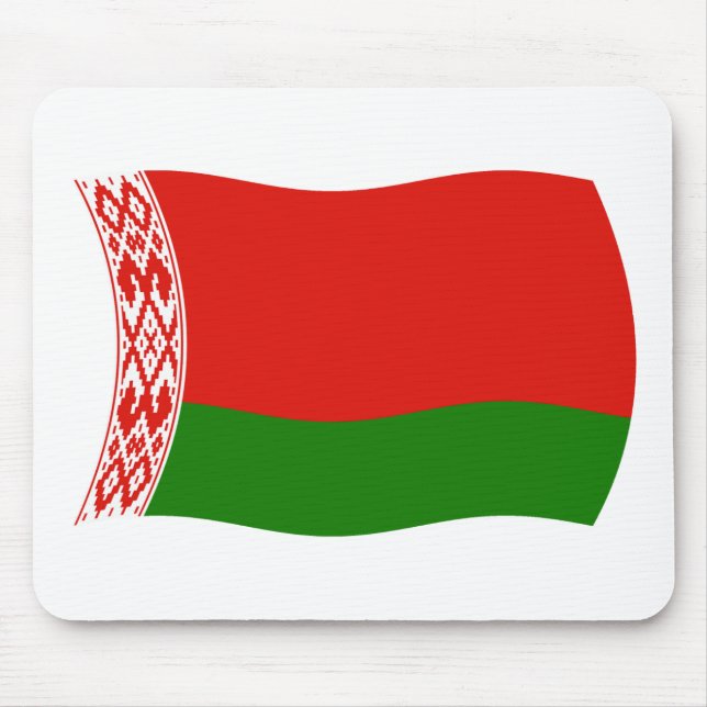 Alfombrilla De Ratón Mousepad de Bandera de Bielorrusia (Frente)