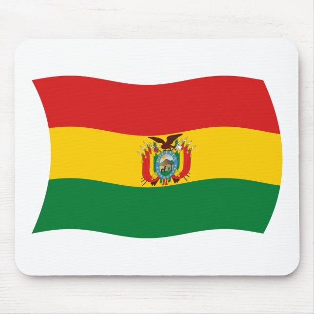 Alfombrilla De Ratón Mousepad de Bandera de Bolivia (Frente)
