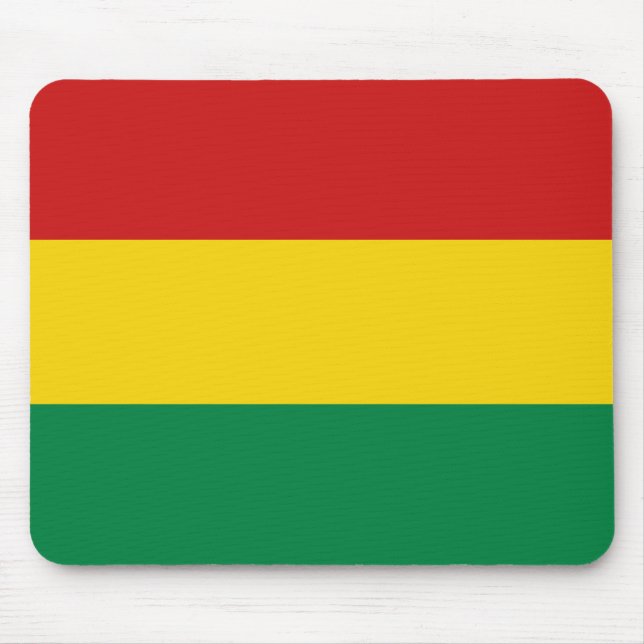 Alfombrilla De Ratón Mousepad de Bandera de Bolivia (Frente)