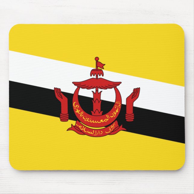 Alfombrilla De Ratón Mousepad de Bandera de Brunei (Frente)