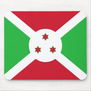 Alfombrilla De Ratón Mousepad de Bandera de Burundi