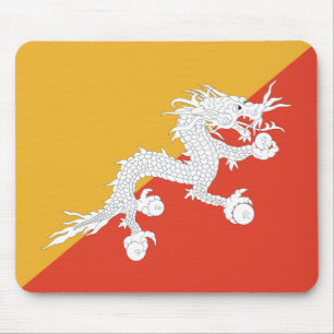 Alfombrilla De Ratón Mousepad de Bandera de Bután