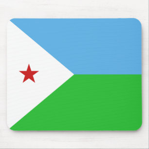 Alfombrilla De Ratón Mousepad de Bandera de Djibouti