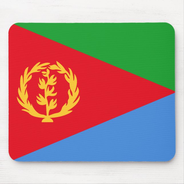 Alfombrilla De Ratón Mousepad de Bandera de Eritrea (Frente)