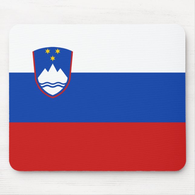 Alfombrilla De Ratón Mousepad de Bandera de Eslovenia (Frente)