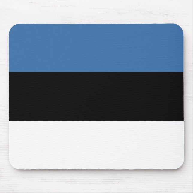 Alfombrilla De Ratón Mousepad de Bandera de Estonia (Frente)