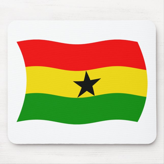 Alfombrilla De Ratón Mousepad de Bandera de Ghana (Frente)