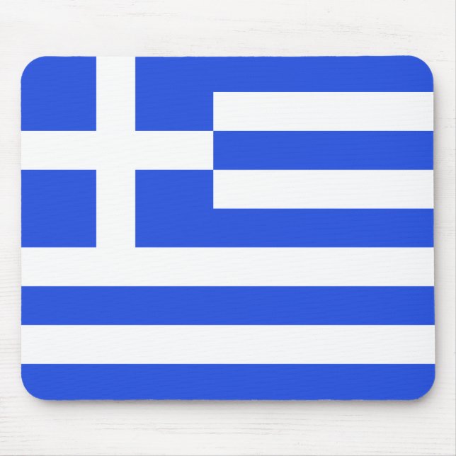 Alfombrilla De Ratón Mousepad de Bandera de Grecia (Frente)