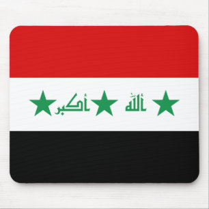 Alfombrilla De Ratón Mousepad de Bandera de Iraq