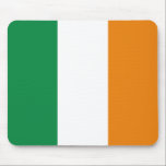 Alfombrilla De Ratón Mousepad de bandera de Irlanda<br><div class="desc">Este diseño de mousepad simplemente incluye la bandera irlandesa. Una gran manera de recordar a Irlanda mientras estaba en el ordenador.</div>
