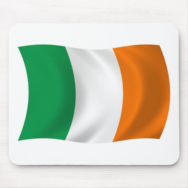 Alfombrilla De Ratón Mousepad de bandera de Irlanda (Frente)
