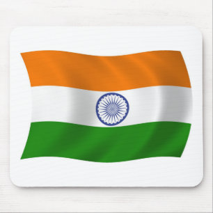 Alfombrilla De Ratón Mousepad de Bandera de la India