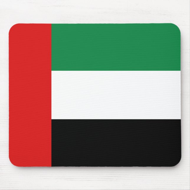 Alfombrilla De Ratón Mousepad de bandera de los Emiratos Árabes Unidos (Frente)