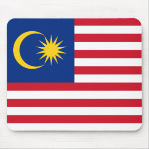 Alfombrilla De Ratón Mousepad de bandera de Malasia