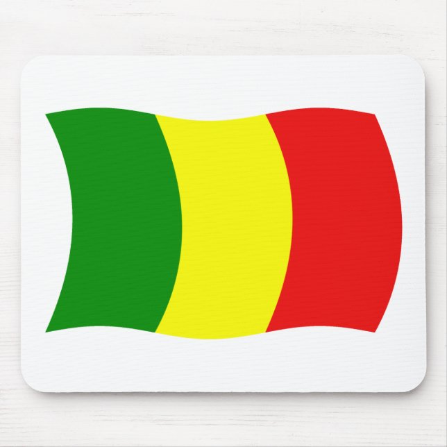 Alfombrilla De Ratón Mousepad de Bandera de Mali (Frente)