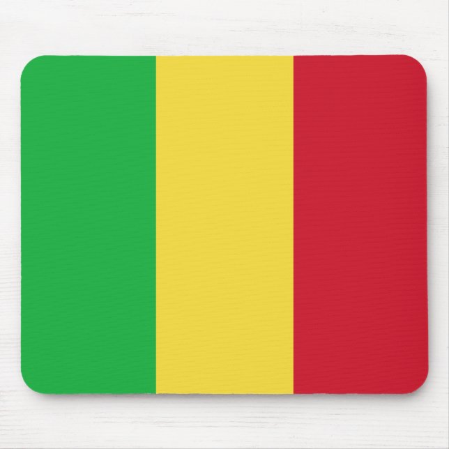 Alfombrilla De Ratón Mousepad de Bandera de Mali (Frente)