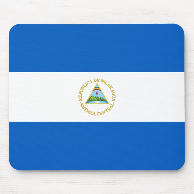 Alfombrilla De Ratón Mousepad de Bandera de Nicaragua (Frente)