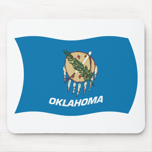 Alfombrilla De Ratón Mousepad de Bandera de Oklahoma (Frente)