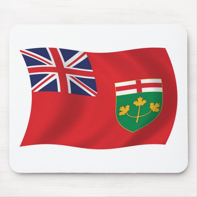 Alfombrilla De Ratón Mousepad de Bandera de Ontario (Frente)