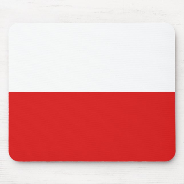 Alfombrilla De Ratón Mousepad de Bandera de Polonia (Frente)