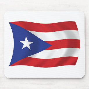 Alfombrilla De Ratón Mousepad de Bandera de Puerto Rico
