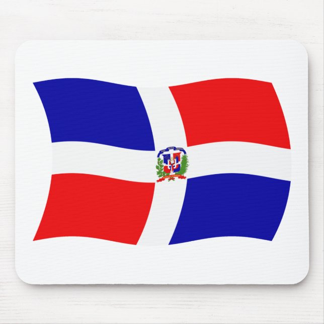 Alfombrilla De Ratón Mousepad de Bandera de República Dominicana (Frente)
