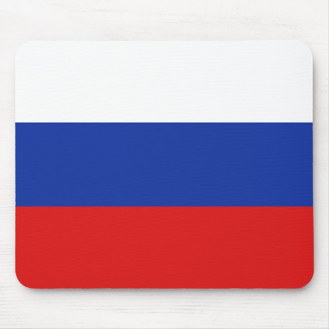 Alfombrilla De Ratón Mousepad de Bandera de Rusia (Frente)