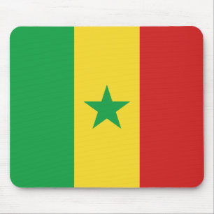 Alfombrilla De Ratón Mousepad de Bandera de Senegal