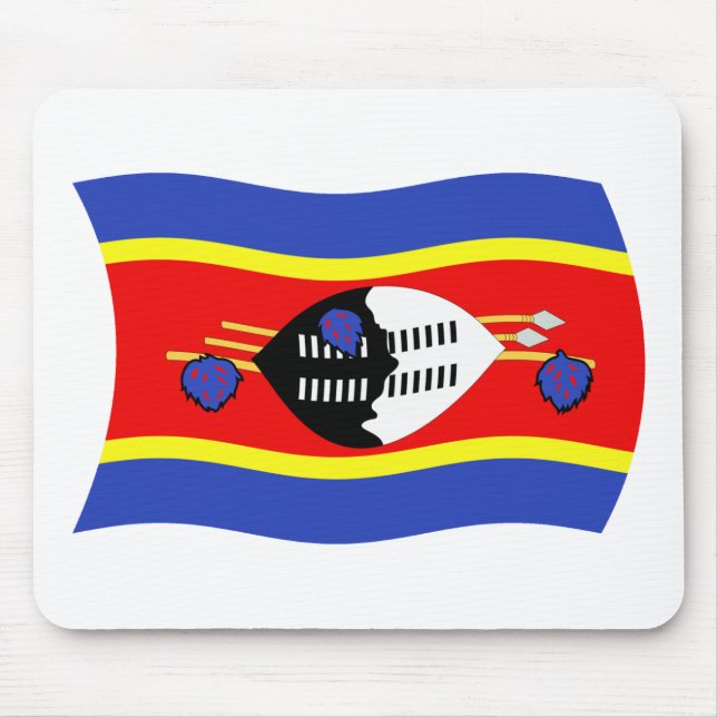 Alfombrilla De Ratón Mousepad de Bandera de Suazilandia (Frente)