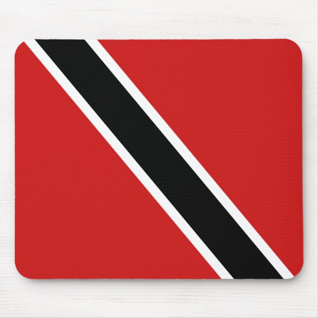 Alfombrilla De Ratón Mousepad de Bandera de Trinidad y Tobago (Frente)
