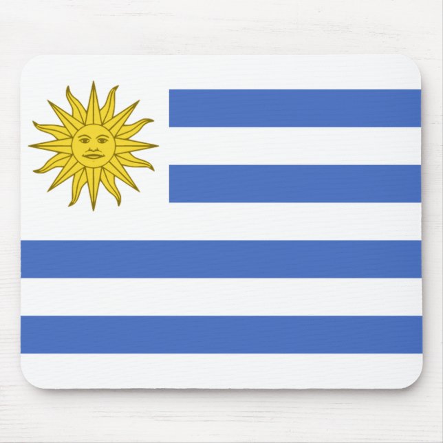 Alfombrilla De Ratón Mousepad de Bandera de Uruguay (Frente)