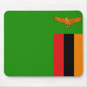 Alfombrilla De Ratón Mousepad de Bandera de Zambia