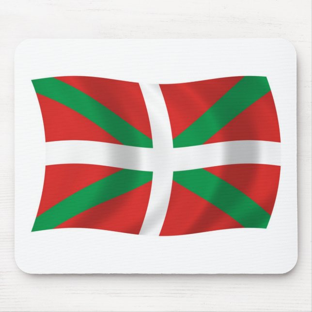 Alfombrilla De Ratón Mousepad de Bandera del Pueblo Vasco (Frente)
