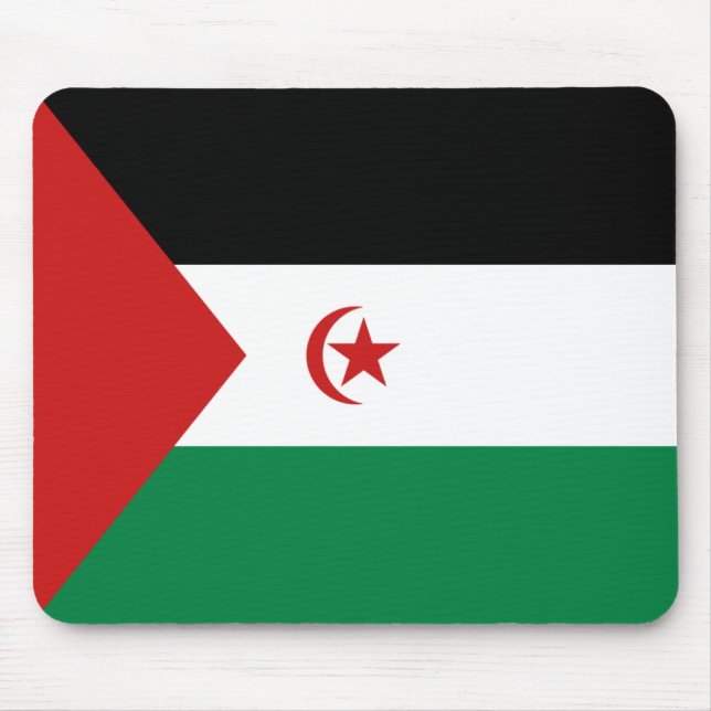 Alfombrilla De Ratón Mousepad de Bandera del Sáhara Occidental (Frente)