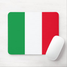 Mousepad de bandera italiana