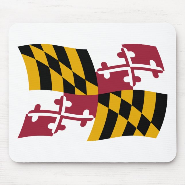 Alfombrilla De Ratón Mousepad de Bandera Maryland (Frente)