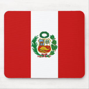 Alfombrilla De Ratón Mousepad de bandera peruana