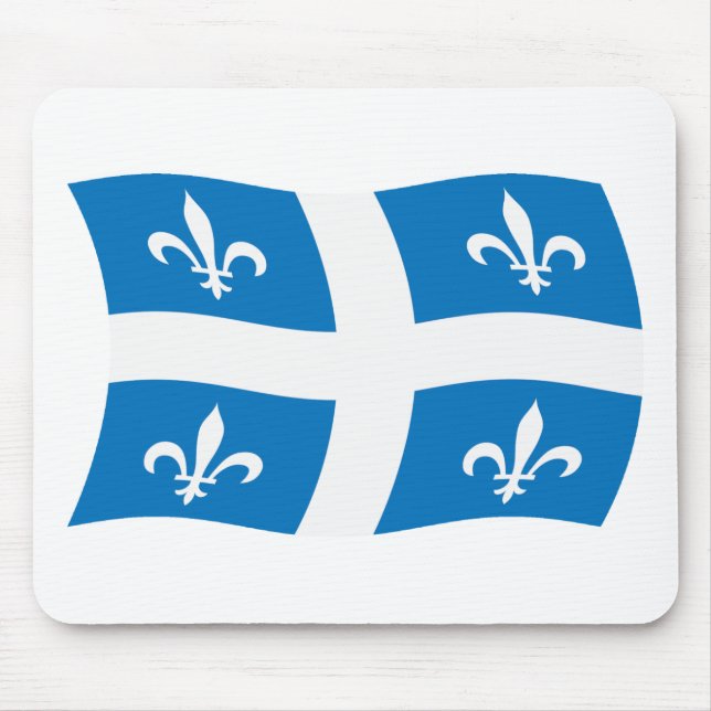 Alfombrilla De Ratón Mousepad de Bandera Quebec (Frente)
