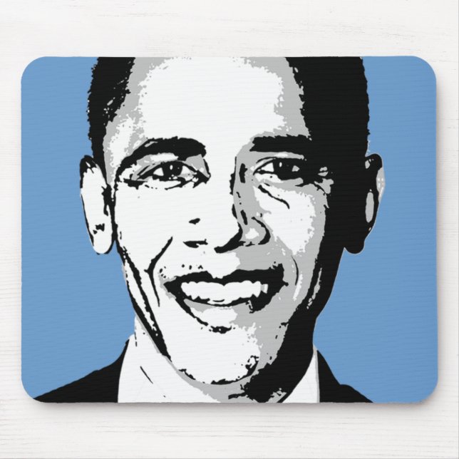 Alfombrilla De Ratón Mousepad de Barack Obama (Frente)