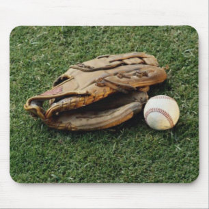 Alfombrilla De Ratón Mousepad de béisbol y guante