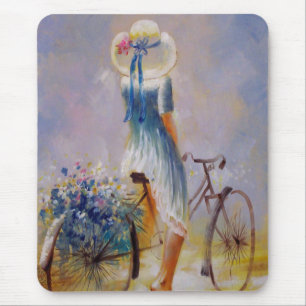 Alfombrilla De Ratón Mousepad de bicicleta de época