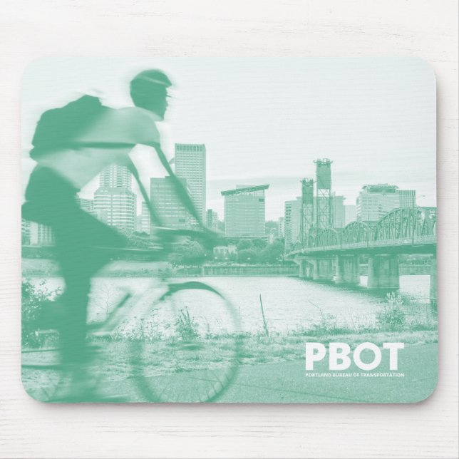 Alfombrilla De Ratón Mousepad de bicicleta PBOT (Frente)