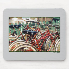 Alfombrilla De Ratón Mousepad de "bicicletas rojas"
