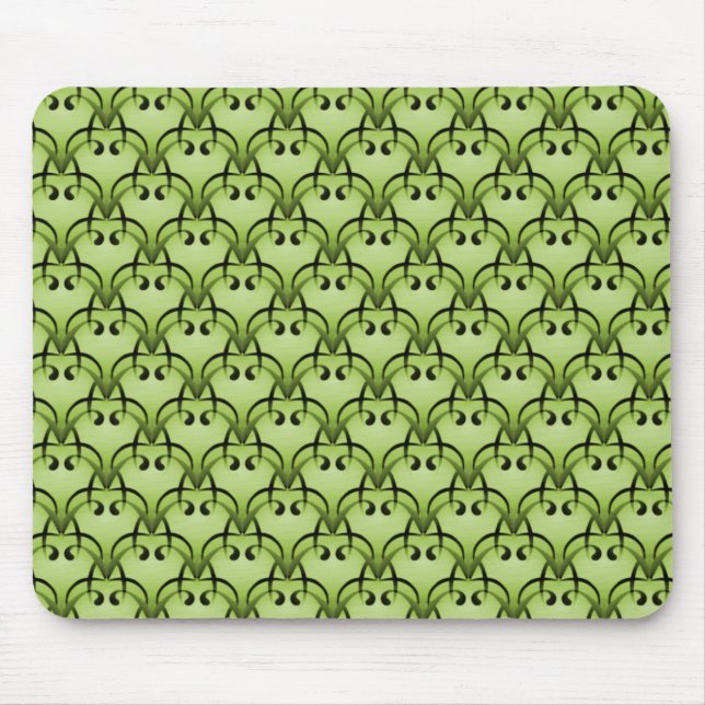 Alfombrilla De Ratón Mousepad de Bliss Sofisticado verde oliva claro (Frente)