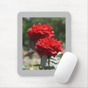Alfombrilla De Ratón Mousepad de Bouquet rojo