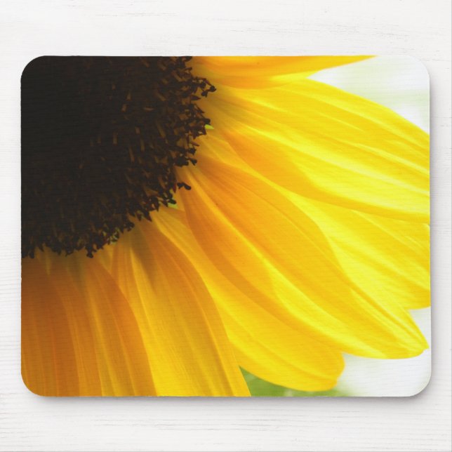 Alfombrilla De Ratón Mousepad de brillo de girasol (Frente)