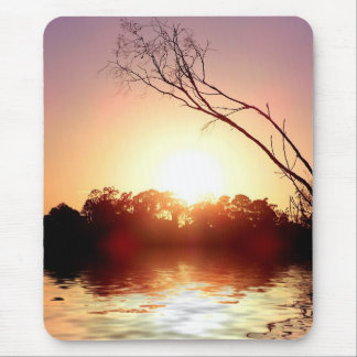 Alfombrilla De Ratón Mousepad de brillo de puesta de sol